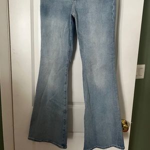 Express 70's Flare Mid rise Jeans NWOT